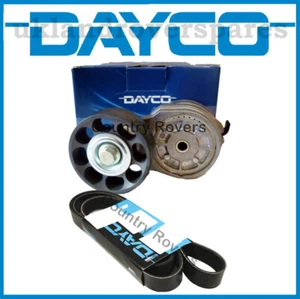 LAND ROVER DISCOVERY 300TDI AUXILIXRY DRIVE BELT TENSIONER & BELT KIT OEM DAYCO - Picture 1 of 8