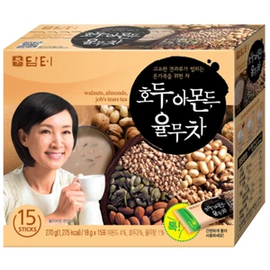 Korean Damtuh Walnut Almond Nuts Adlay Instant Tea (Job's Tear) 15/30/50 Sticks - Picture 1 of 8