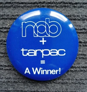 1990 nab tarpac Technology Computer Electronics Pin Plakette Badge Anstecker - Bild 1 von 3