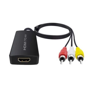 Convertidor Hdmi a Av Convertidor Hdmi a Rca Compuesto Convertidor Adaptador Soporte Pal/ntsc Su Foto 1 de 4