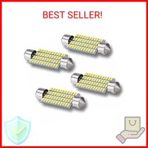 578 Led Car Bulbs,42mm 41mm 211-2 212-2 Festoon LED Bulbs, 1.65in 48-SMD 3014 Ch - Picture 1 of 2