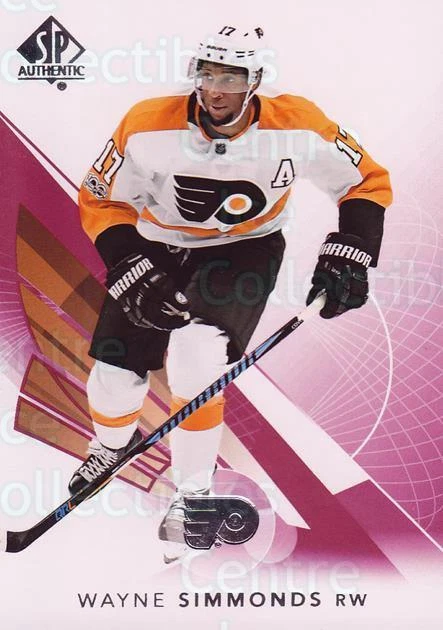 2017-18 SP Authentic Red #8 Wayne Simmonds - Image 1 of 1