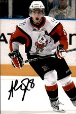 Alex Friesen SIGNED autographed 4x6 photo VANCOUVER CANUCKS / NIAGARA ICE DOGS