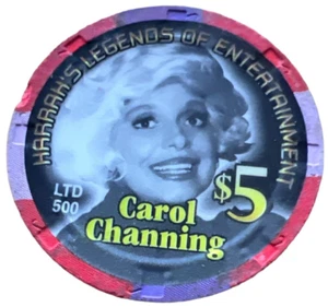 $5 Harrah's St. Louis Casino Carol Channing Millennium Limited 500 - Imagen 1 de 2