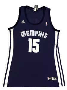 Réplica de camiseta azul de Vince Carter de la NBA de los Grizzlies #15 para mujer talla grande - Imagen 1 de 2