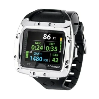 Oceanic VTX Wrist Scuba Diving Computer with USB Download Cable Dive Com