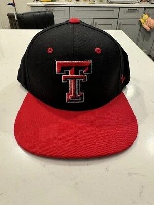 Texas Tech Red Raiders NCAA Zephyr Black And Red  Adjustable Snapback Hat - Image 1 of 4