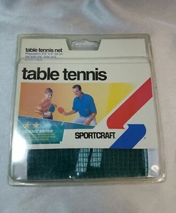 New Vintage Sportcraft Table Tennis Replacement Net Green Model 19450 - Picture 1 of 10