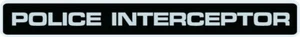 Police Interceptor Car Bumper Window Tool Box Sticker Decal 8"X1" - Bild 1 von 1