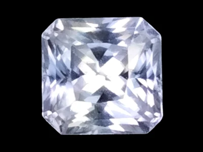 PIEDRAS PRECIOSAS SUELTAS CORTE CUADRADO CIRCÓN BLANCO 100 % NATURAL 1,44 CTS VER VIDEO Foto 1 de 3