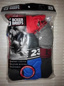 NUEVO CON ETIQUETAS (PRECIO DE VENTA SUGERIDO POR EL FABRICANTE $48) Active 23 para hombre talla L paquete de 6 cómodos elásticos absorbentes de humedad... - Imagen 1 de 7