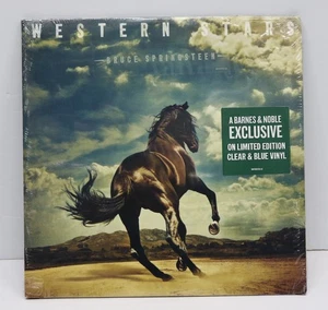 Bruce Springsteen - Western Stars (2019, 2x Vinyl LP Record, Clear & Blue Vinyl) - Picture 1 of 16