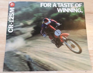 Original OEM Vintage HONDA Brochure CR125 CR125M 1976 and 1977 USA Sales Catalog - Foto 1 di 3