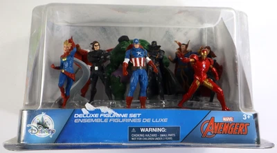 Conjunto de estatuetas Disney Marvel Avengers Deluxe - 9 bonecos (veja fotos) - Imagem 1 de 4