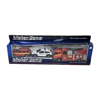 Motor Zone Fire & Rescue Team 1:48 Scale Diecast Vehicle Toy 3+ Boxed Lorry 1111 - Image 1 of 4