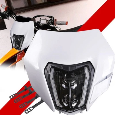 Farol de neblina Dirt Bikes luz dupla alta/baixa para Yamaha TTR 110/125/230 1999+ - Imagem 1 de 4