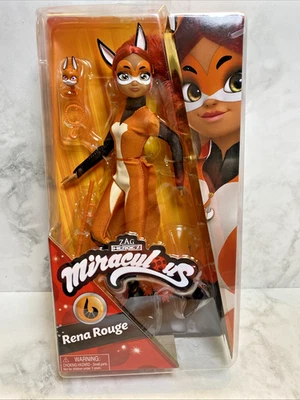 Figura de acción muñeca de moda ZAG Heroez Rena Rouge Miraculous 11" nueva LR9 Foto 1 de 4