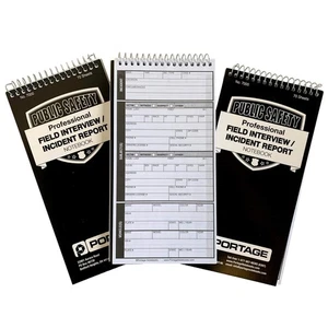 Public Safety Notebook – Spiral Notebook, Notepad, Writing Pad with Template ... - Picture 1 of 2