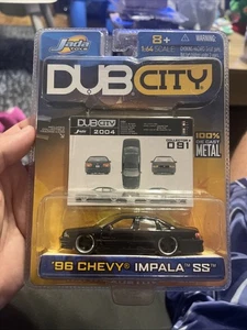 Jada Toys Dub City Black 96 Chevy Impala SS 1/64 Diecast 2004 #091 Rarität - Bild 1 von 4