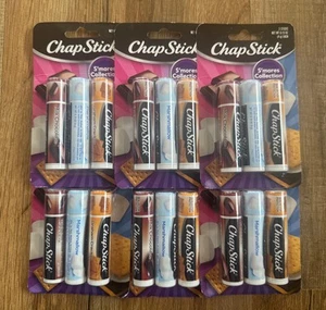 18 ChapStick S'mores Collection Graham Cracker, Marshmallow & Milk Chocolate - Picture 1 of 3