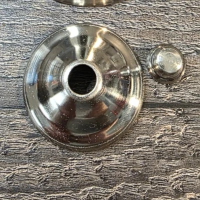 Harbor Breeze Oxford 52" Ceiling Fan Replacement Finial/Finial Cap Nickel - Image 1 of 2