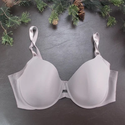 Sujetador Warners para mujer 42C gris con aros ligeramente forrado cobertura completa todos los días Foto 1 de 4