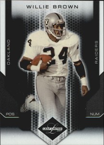 2007 Leaf Limited Football Card #199 Willie Brown /249