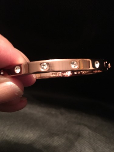 Bracciale Kate Spade oro con strass Swarovski