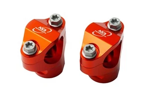 AS3 HANDLEBAR CLAMPS for KTM 125 150 250 350 450 SX SX-F 2016-2022 (28.6MM) - Picture 1 of 3