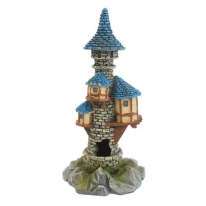 Betta Castle Tower Aquarium Fish Tank Ornament - Picture 1 of 2