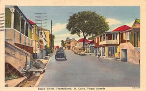 U.S. Virgin Islands - SAINT CROIX - King's Street, Frederiksted - Publ. Schade's - Picture 1 of 2