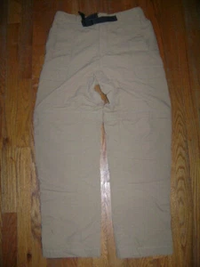 THE NORTH FACE MEN MENS ZIP OFF PANTS SHORTS size M BEIGE HIKING FISHING SPORT - Picture 1 of 9