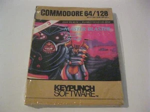 Master Blaster sigillato Commodore 64 /128 C64 keypunch software - Foto 1 di 2