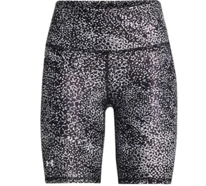 UNDER ARMOUR HeatGear Womens Black Cycling Shorts Ladies Size UK 8 NEW - Picture 1 of 5