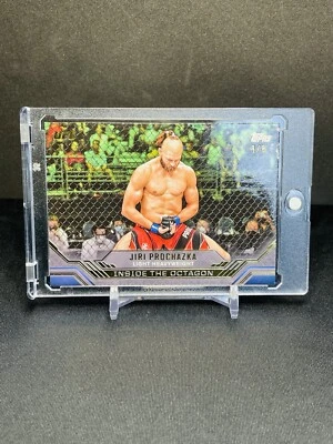 2024 Topps Knockout UFC Jiri Prochazka Base Gold Parallel Numbered 8/8 Bookend  - Image 1 of 2