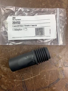 BRAND NEW 3M 20453 FILTER BAG ADAPTER 1" EXT HOSE THREAD x 1" ID - Picture 1 of 7