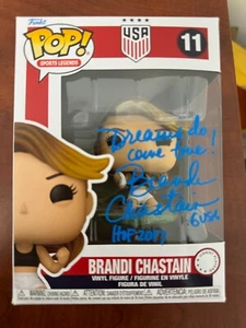 Brandi Chastain Signed USA Women's Soccer Funko Pop Doll #11 - JSA COA - Picture 1 of 6