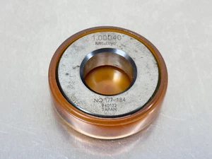 Mitutoyo 1" Bore Gage Setting Ring Holtest 177-184 (1.00040") - Picture 1 of 3