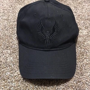 Halo UNSC All Black Snapback Ball Cap Hat Baseball Adult Legendary - Picture 1 of 9