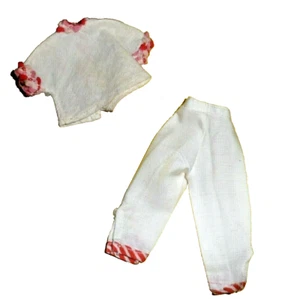 RED WHITE SLACKS & TOP Doll  DOLL CLOTHES  8"-9" SANDY ELITE CLONE doll SKIPPER - Bild 1 von 2