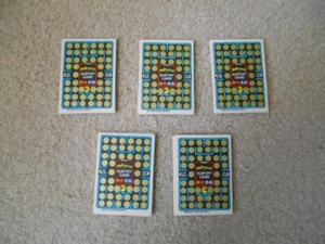 8 Lots of (10) 1980 Fleer Midway Pac-Man Rub-Off Game Cards Unscratched - Bild 1 von 2