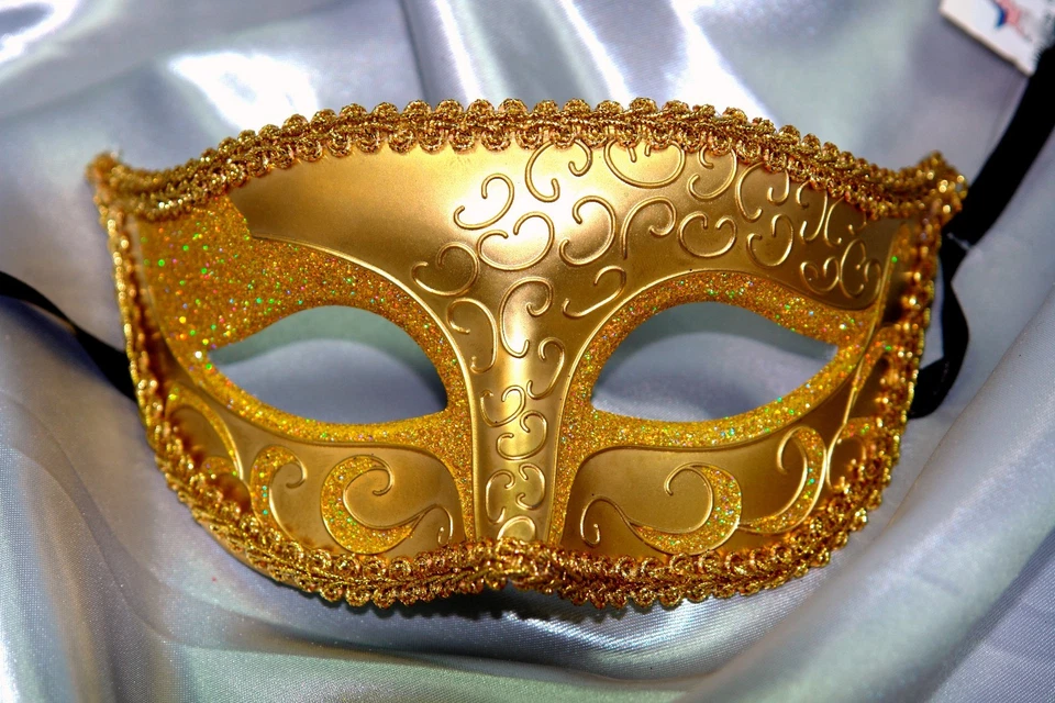 Venetian Masquerade ball Costume Christmas Prom Thanksgiving Party Men Eye Mask - Image 1 of 1