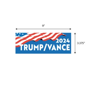 Trump Vance 2024 Maga Autoaufkleber Aufkleber Grafik Wahl BS0531 - Bild 1 von 5