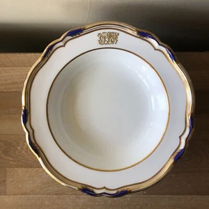 Bellissimo antico set di 4 zuppiere Spode Cancelliere bordate in cobalto - Foto 1 di 8