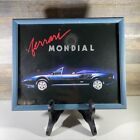 Vintage 1980s Figi Graphics Ferrari  Mondial Frames Print Fast Car Sports Car