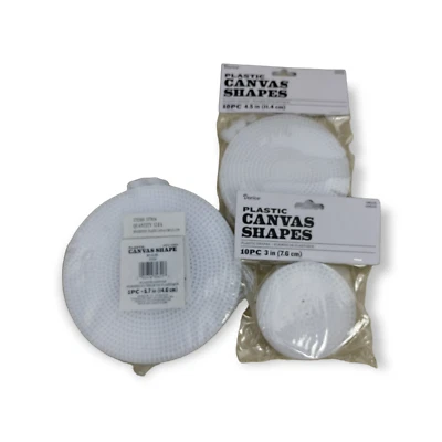 Darice - Paquete Variedad Formas Lona Plástica - 32 Piezas (Nuevo) Ver Desc. Foto 1 de 4