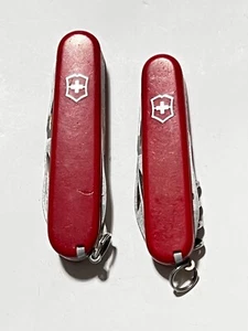 Lot of 2 Victorinox Swiss Army knives - Super Tinker - Tourist - Picture 1 of 14