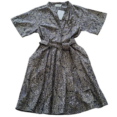 NUEVO CON ETIQUETAS A.L.C. Vestido Eva Floral Ejército Talla 6 Foto 1 de 4