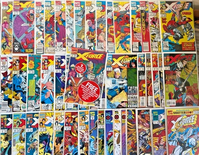 X-Force (1991) #1-43 + 50 + Annuals Complete Set Full Run Marvel Comics Deadpool - Image 1 of 4