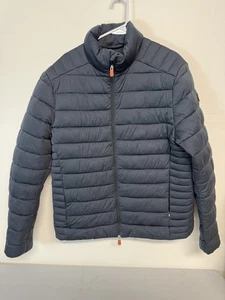 Save The Duck Men's Donald Puffer Jacket Navy Size L - Picture 1 of 9